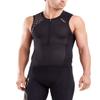 2XU Men's Compression Tri Singlet (Black/Gold, Smal) view 1
