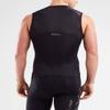 2XU Men's Compression Tri Singlet (Black/Gold, Smal) view 2