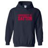 AH01 - Dayton Flyers Basic Block Hoodie - X-Large - Navy view 1