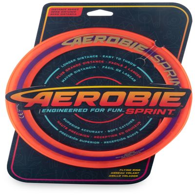 Aerobie Sprint Flying Ring, throw ring, 25.4 cm Diameter, Orange