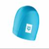 Arena Unix II Classic Fabric Swim Cap Lightweight Textile Swimming Cap Headcover for Men and Women Fitness Swimming, Light Blue, One Size view 1