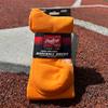 Rawlings Baseball/Softball Socks | 2 Pair | Large | Light Orange view 4