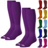 Rawlings Baseball/Softball Socks | 2 Pair | Medium | Purple view 1