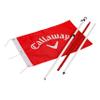 Callaway Golf Flagstick & Cup Set, 7' Nylon Flag, 3 Soft-Flight Balls view 2
