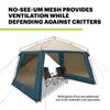 Eureka! NoBugZone Covered Camping Screenhouse for Bug, Sun and Rain Protection view 2