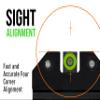 XS SIGHTS R3D Tritium Night Sight Green for Glock 17,19,22,23,24,26,28,27,31,32,33,34,35,36,38,39,45,&47, Gen 1-5 and Taurus GX4, Front and Rear Glow in The Dark Tritium for Tactical Applications view 3