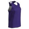 Champro Middie Reversible Women's Lacrosse Polyester Pinnie, Purple,White, Medium view 1