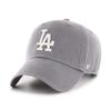 '47 Brand Los Angeles LA Dodgers Clean Up Hat Cap Dark Gray/White view 1