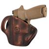 1791 GUNLEATHER P320c Holster, Right Hand OWB Leather Gun Holster for Belts Compatible with Sig Sauer P320c, P229c, HK VP9sk, P2000, 45c and Most compacts with Rails view 2