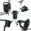WOTOW Bike Water Bottle Holder- Insulated Bicycle Cup Holder with Shoulder Strap, Bike Drink Holder with Phone Storage for Adult Kids, Handlebar Cycling Water Bottle Cage for Mountain Touring view 2
