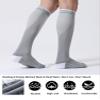 CS CELERSPORT 3 Pairs Compression Socks for Men and Women Running Support Socks, Grey (3 Pack), Small/Medium view 2