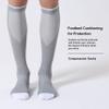 CS CELERSPORT 3 Pairs Compression Socks for Men and Women Running Support Socks, Grey (3 Pack), Small/Medium view 3
