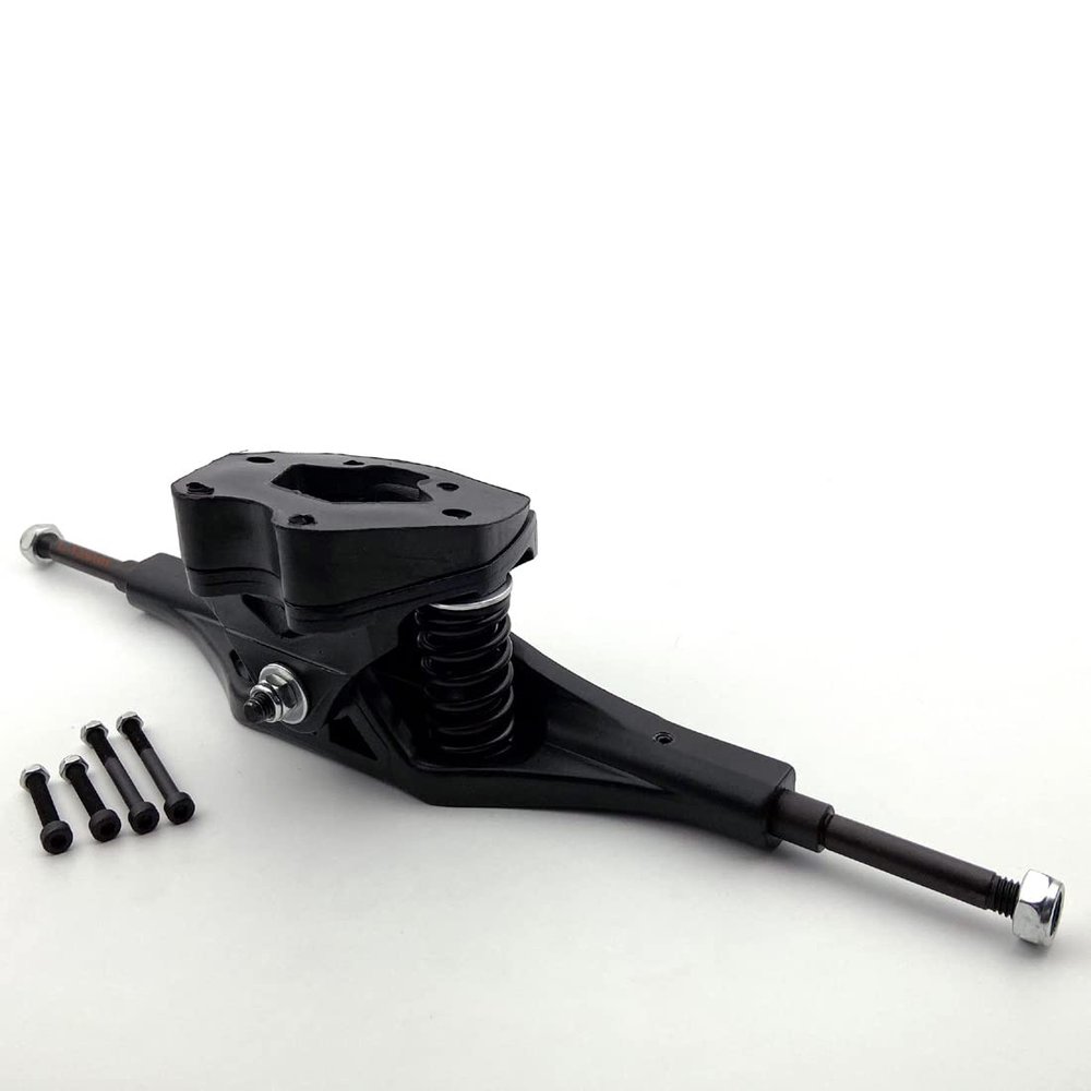 Off Road Longboard Truck Mountain Longboard Components 11 Inch Truck Downhill Board Part Mountain Skateboard Belt Drive Support (Normal Truck)
