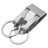 MEIYIN Stainless Steel Keyring Security Clip On Heavy Duty Belt Clip Keychain Belt Key Hanger for Men view 1