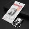 MEIYIN Stainless Steel Keyring Security Clip On Heavy Duty Belt Clip Keychain Belt Key Hanger for Men view 3