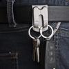 MEIYIN Stainless Steel Keyring Security Clip On Heavy Duty Belt Clip Keychain Belt Key Hanger for Men view 4