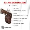 1791 Gunleather 3-Way 1911 Holster - Ambidextrous OWB CCW Leather Gun Holster - Fits All 1911 Models Sig, Colt, Kimber, Ruger, Browning, Taurus and Remmington view 3