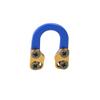 2 Pcs Archery Compound Bow D Loop Metal D Loop Release Bow String Nock Ring Buckle Rope Ulimate Hunting D-Loop U Loop String (Blue) view 3