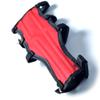 Universe Archery Codura Arm Guards | Bow Arm Protector 4 Strap Archery Guard in 4 Colors | High-Grade Adjustable Codura Armguard | Hunting Accessories & Archery Sports (Red) view 3