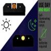 XS SIGHTS R3D Tritium Night Sight Orange for Glock 42, 43, 43x, & 48 Gen 1-5 and Taurus, Front and Rear Glow in The Dark Tritium for Tactical Applications view 4