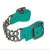 Showman Adjustable Double Chain Nylon Curb Strap (Teal) view 1
