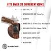 1791 GunLeather 4-Way 1911 Holster - OWB and IWB CCW Leather Gun Holster - Right Handed - Fits All 3 and 4 inch 1911 Models SIG, COLT, Kimber, Ruger, Browning, Taurus view 3