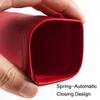 TRIUMPH VISION Eyeglass Case Squeeze Top Red Sunglasses Pouch, 3 Pack Glasses Holder Shades Portable Multi-Purpose Small Bag Eyewear Sleeve view 3