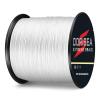 Dorisea Extreme Braid 100% Pe White Braided Fishing Line 109Yards-2187Yards 6-550Lb Test Fishing Wire Fishing String Incredible Superline Zero Stretch (1500m/1640Yards 10lb/0.14mm) view 3