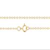 14Kt Gold Filled 1.5x1mm 6.5" Inch Drawn Flat Cable Neck Chain with Clasp - 1pc (13310)/1 view 1