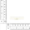 14Kt Gold Filled 1.5x1mm 6.5" Inch Drawn Flat Cable Neck Chain with Clasp - 1pc (13310)/1 view 2