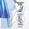Disguise Disney Frozen Elsa Boots, Kids Costume Footwear Accessory, Child Size Dress Up Boot Covers Blue view 3