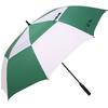 Doubwell golf umbrella large oversize 68 inches air vent double canopy windproof automatic straight rain umbrellas for men and women (white/Deep green) view 1