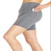 Bally Total Fitness High Rise 7" Pocket Short, Heather Charcoal, Large view 1