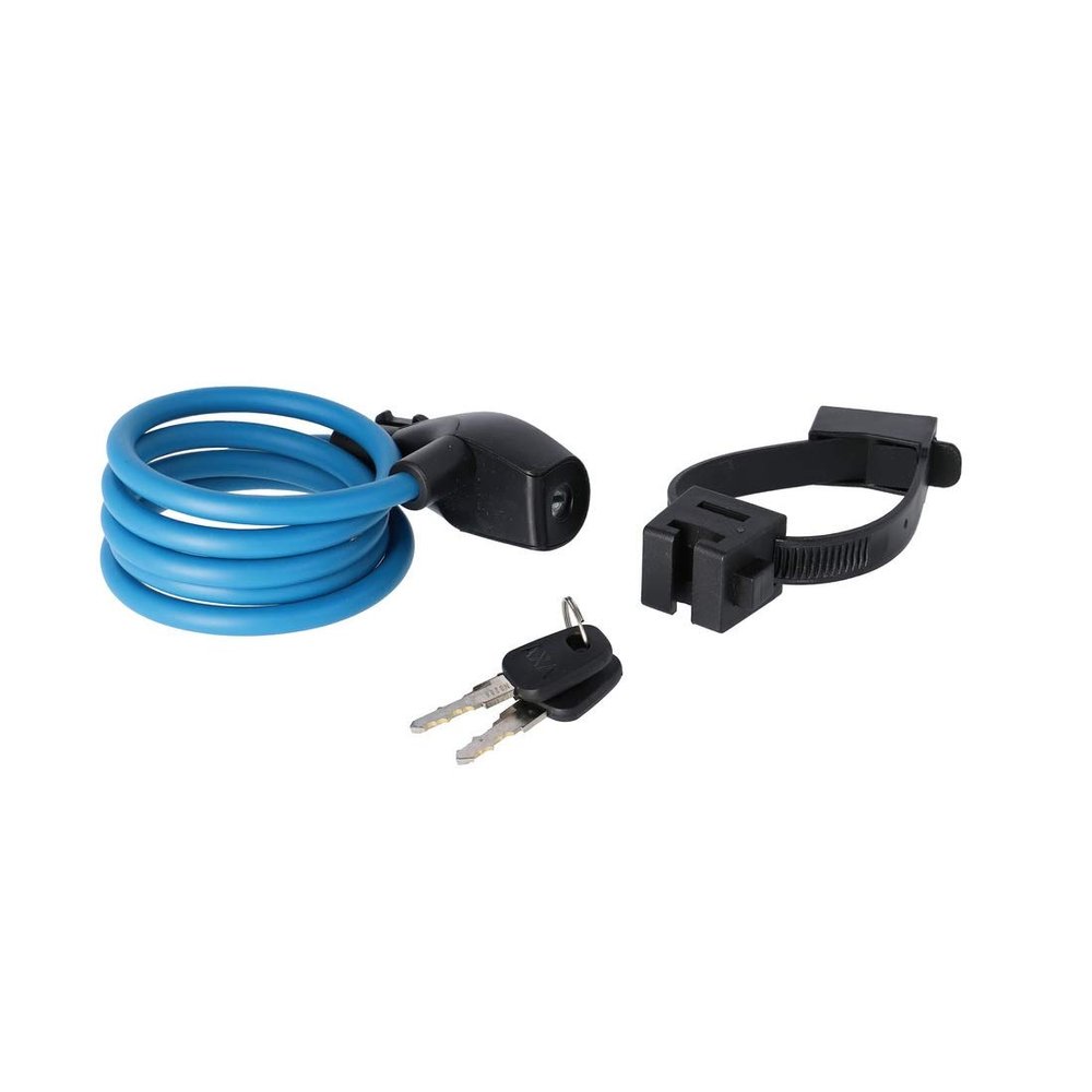 AXA Unisex - Adult Resolute Cable Lock 8-120 Petrol Blue, 120 cm