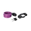 AXA Unisex - Adult Resolute Cable Lock 8-120 Purple Purple 120cm view 1