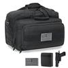 DBTAC Gun Range Bag Deluxe Middle Size | Tactical 2~4 Pistol Shooting Range Duffle Bag with Lockable Zipper for Handguns and Ammo (Black) view 1