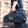 DBTAC Gun Range Bag Deluxe Middle Size | Tactical 2~4 Pistol Shooting Range Duffle Bag with Lockable Zipper for Handguns and Ammo (Black) view 2