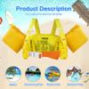 Gogokids Toddler Swim Vest, Toddler Floaties for 30-66 Pounds Kids, Kids Swim Jacket with Shoulder Harness Water Wings for 2-6 Years Old Boys and Girls Learn to Swim view 4