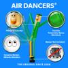 LookOurWay Air Dancers Inflatable Tube Man Attachment - 10 Feet Tall Wacky Waving Inflatable Dancing Tube Guy for Business Promotion - Blower Not Included - St. Patricks Day Themed - Leprechaun view 2