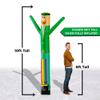 LookOurWay Air Dancers Inflatable Tube Man Attachment - 10 Feet Tall Wacky Waving Inflatable Dancing Tube Guy for Business Promotion - Blower Not Included - St. Patricks Day Themed - Leprechaun view 3