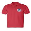 ALLNTRENDS Men's Polo T Shirt US Homeland Security Embroidered USA Shirt (2XL, Red)