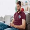 ALLNTRENDS Men's Polo T Shirt US Homeland Security Embroidered USA Shirt (L, Sporty Grey) view 2