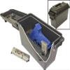 MTM TPC1C Tactical Pistol Case Compact, Water-resistant O-ring seal, Heavy-duty latching system, USA Made, Dark Gray view 2