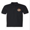 ALLNTRENDS Men's Polo T Shirt Fire Rescue Embroidered Firefighter USA Fire Dept (L, Black)