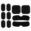 Helmet Padding Kit Airsoft Helmet Bicycle Replacement Universal Foam Pads Set Tactical Accessories Motorcycle Padding Kits Bike Mats for Cycling Costume Cosplay Fast Mich CS Army ACH (Black) view 3
