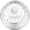 Crown Awards 3 1/4" Golf Ball Crystal Paperweight with Your Own Custom Engraving Included Prime view 1