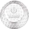 Golf Awards, 3 1/4" Crystal Golf Ball Paperweight Golf Tournament Award Prime view 1