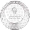 Crown Awards 3 1/4" I Broke 90 Golf Crystal Paperweight Award, Customize Now with Your Own Engraving Prime view 1