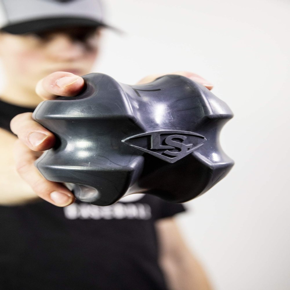 GAME MASTER Louisville Slugger Xball Multisport Strength & Flexibility Training Ball, Black - Child, Youth, Adult
