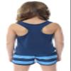 Harry Potter Big Girls' Hogwarts House Crest Racerback Tank and Shorts Pajama Lounge Set (Ravenclaw, 6/6X) view 2